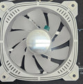 Asiahorse Prism 120mm White ARGB PWM Case Fan | Reversed Blade | 5V 3-Pin RGB