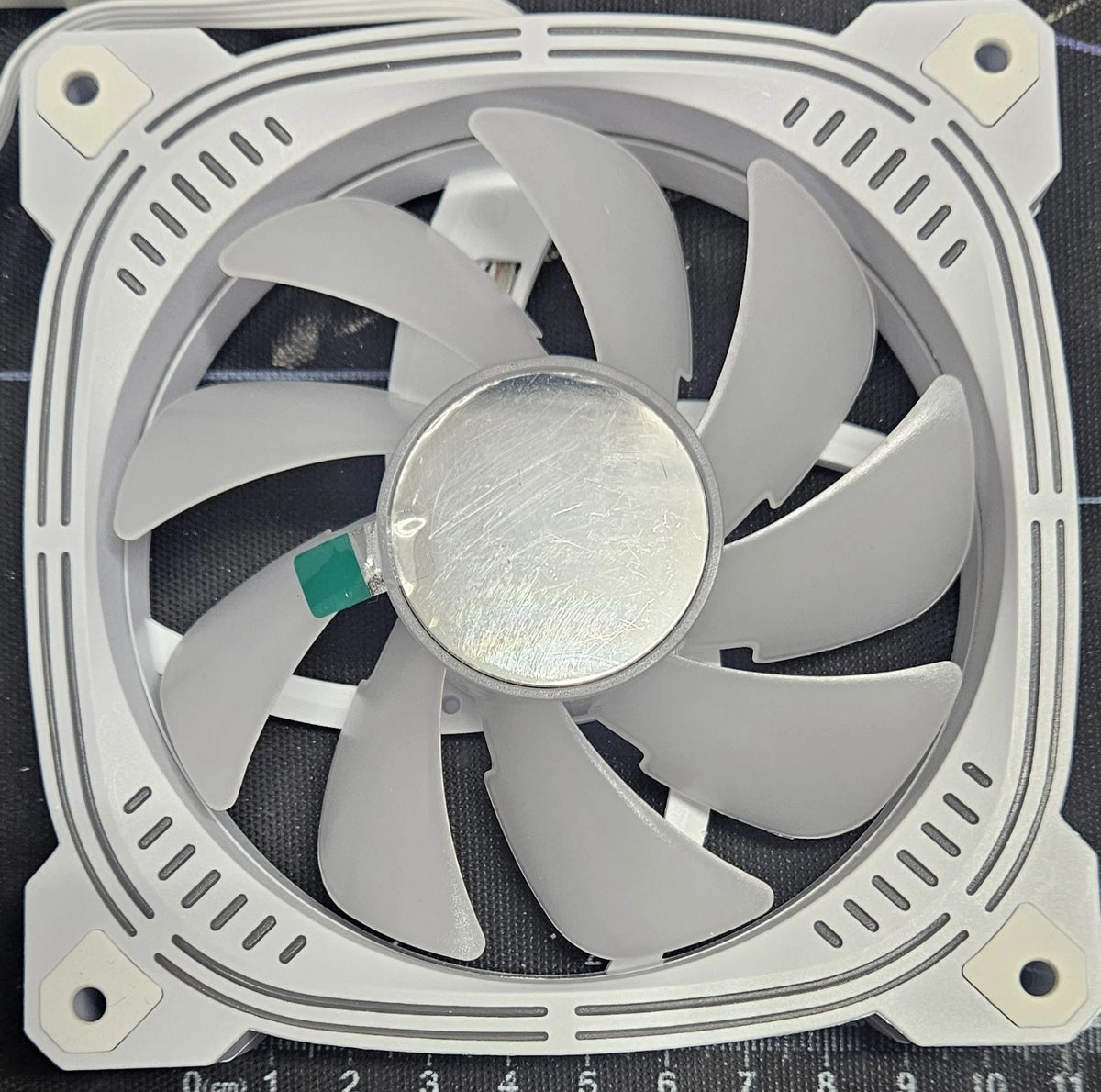 Asiahorse Prism 120mm White ARGB PWM Case Fan | Forward Blade | 5V 3-Pin RGB