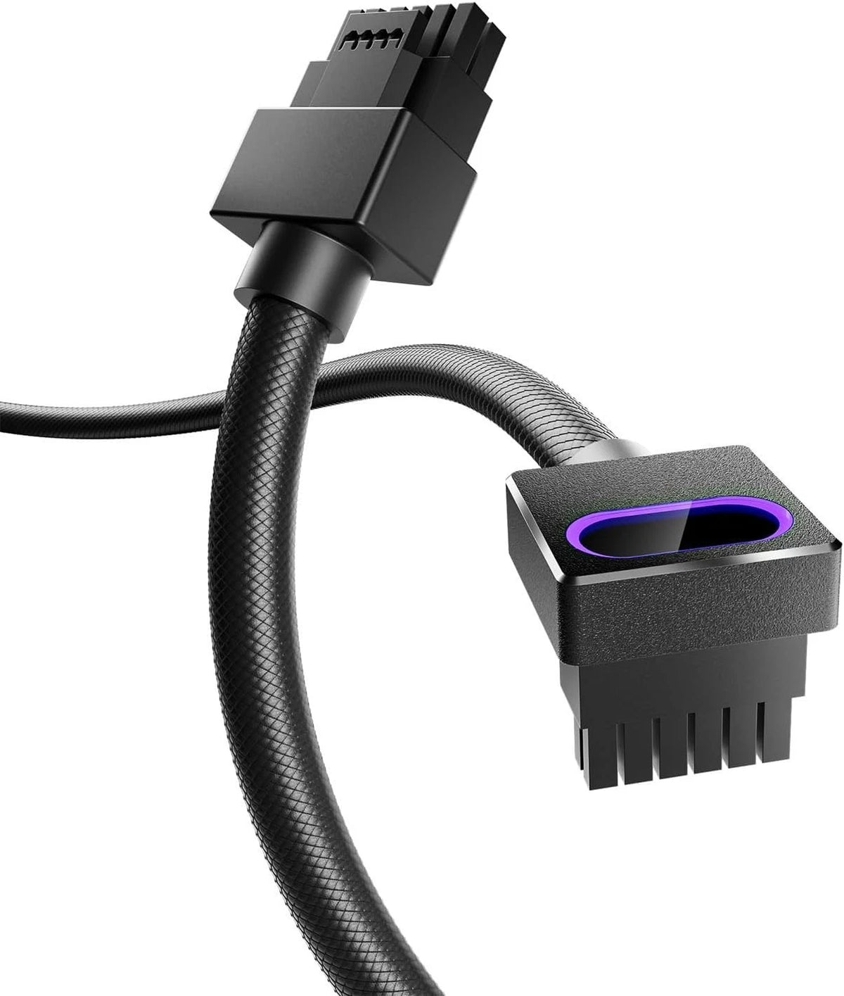 AsiaHorse Hydrus-16PIN 12VHPWR Modular Cable, 90 Degree Adapter TYPE B Black
