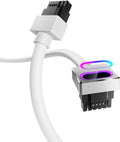 Asiahorse HYDRUS 16-Pin (12VHPWR) Type A ARGB GPU Cable - White - 50cm