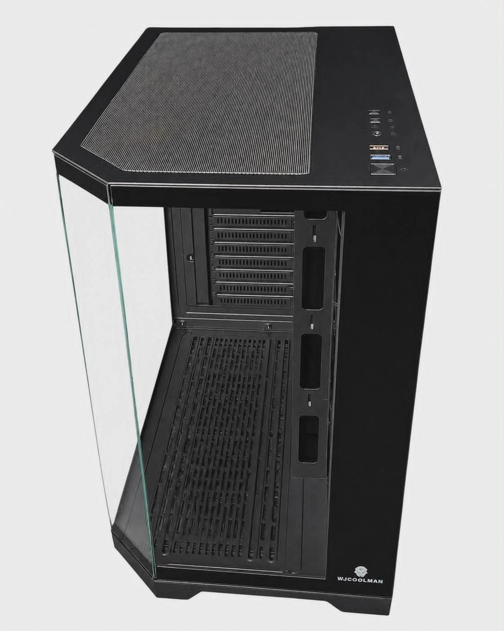 Dreamer Plus ATX PC Case Black Tempered Glass Mid Tower 360mm AIO Support RGB