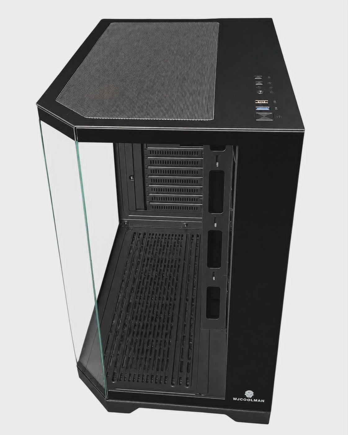 Dreamer Plus ATX PC Case Black Tempered Glass Mid Tower 360mm AIO Support RGB