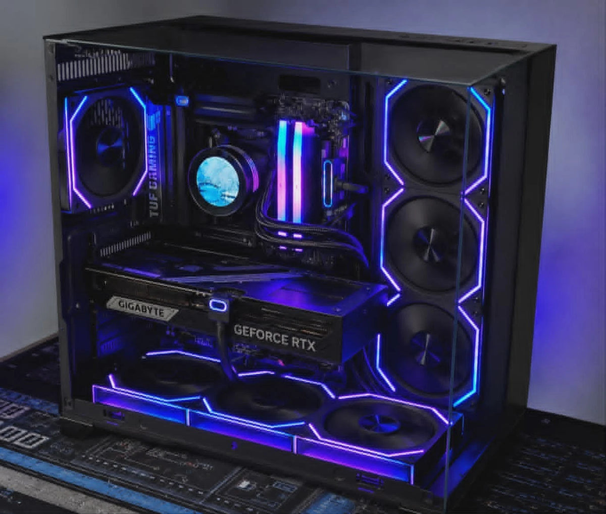 Panorama S3 Black ATX 3-Panel Tempered Glass Gaming PC Case