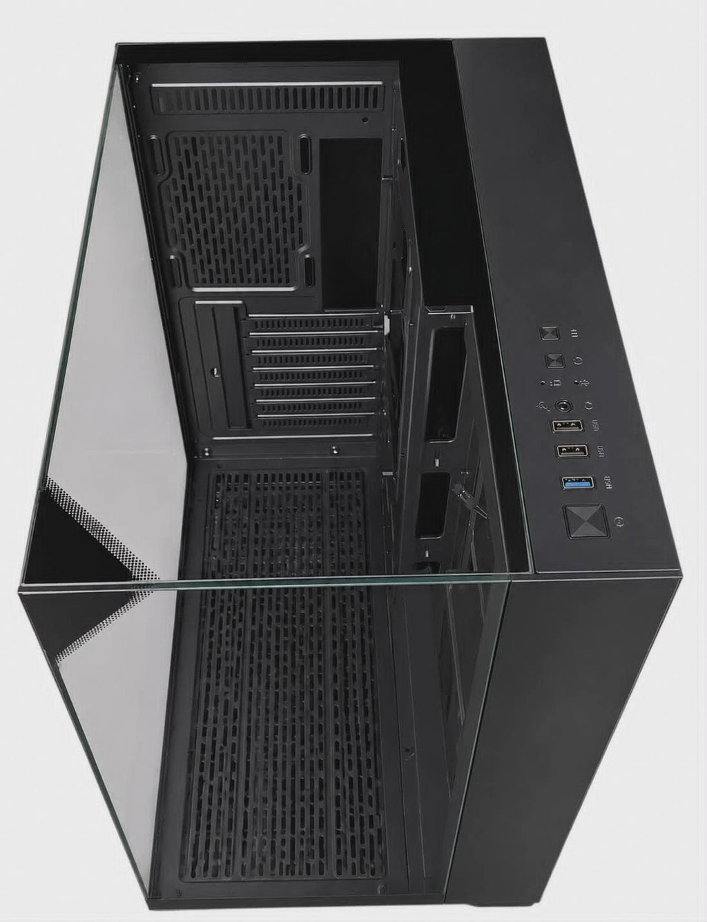 Panorama S3 Black ATX 3-Panel Tempered Glass Gaming PC Case