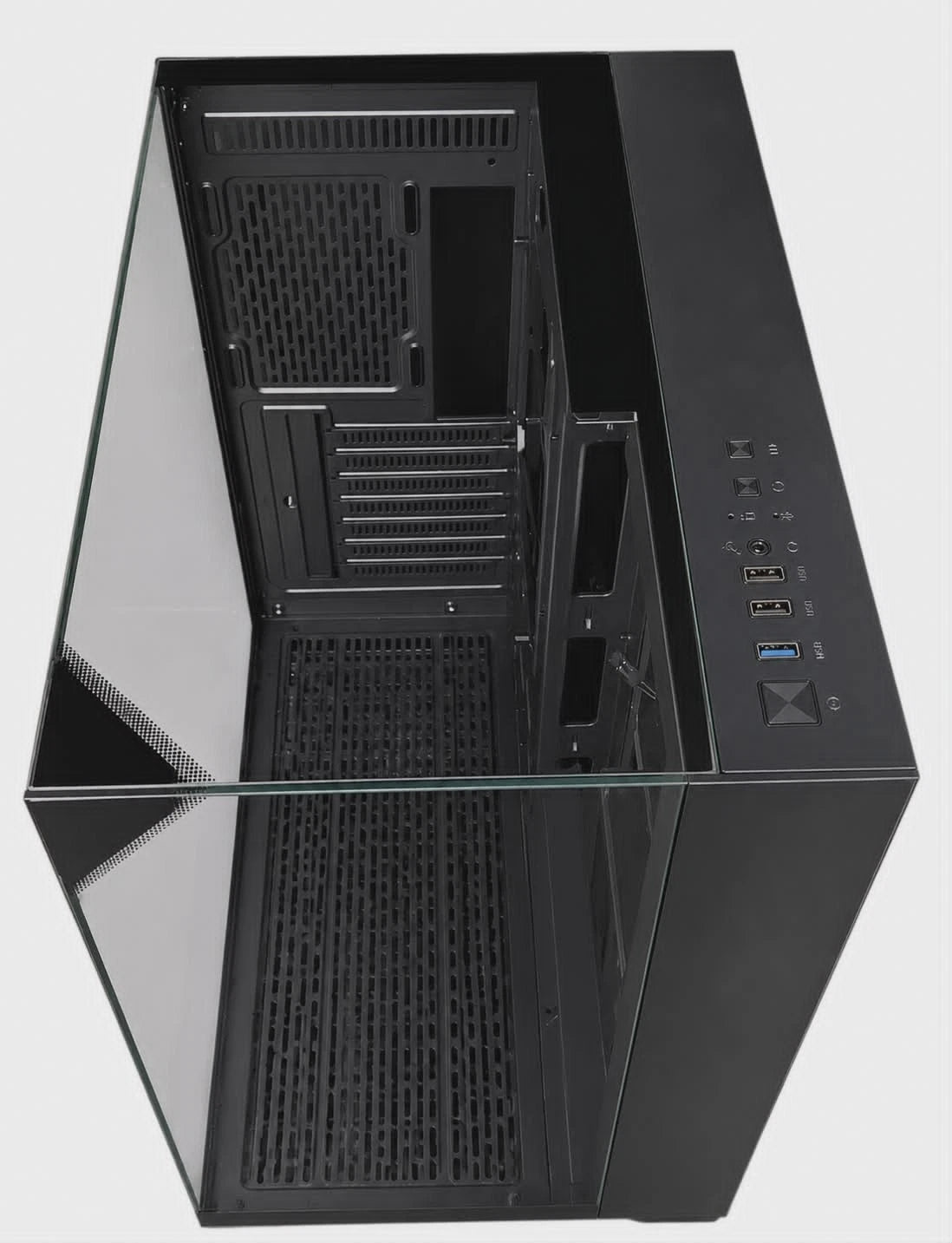 Panorama S3 Black ATX 3-Panel Tempered Glass Gaming PC Case