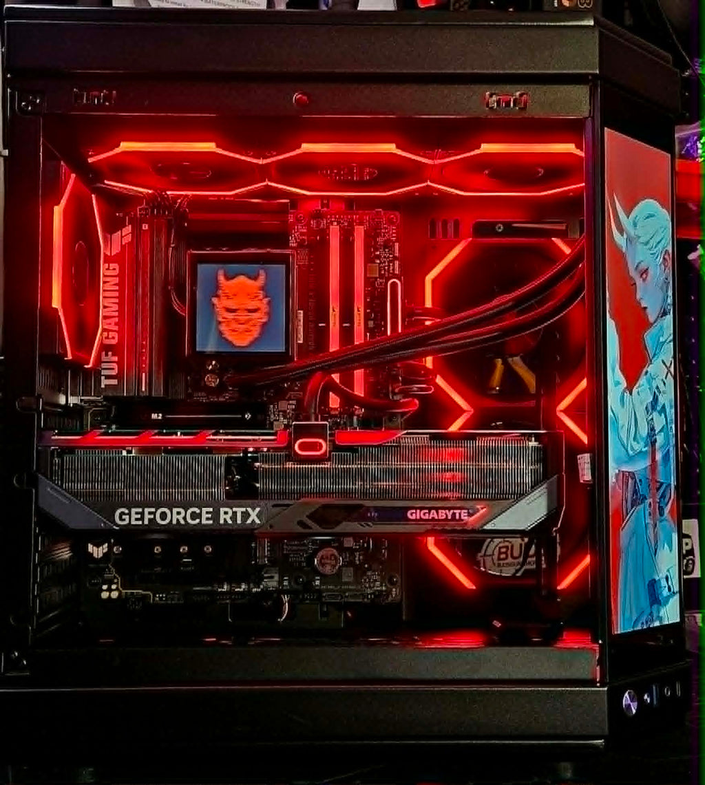 Oni Demon Unveiled - Ryzen 7 9800X3D • RTX 5070 Ti • LCD Build