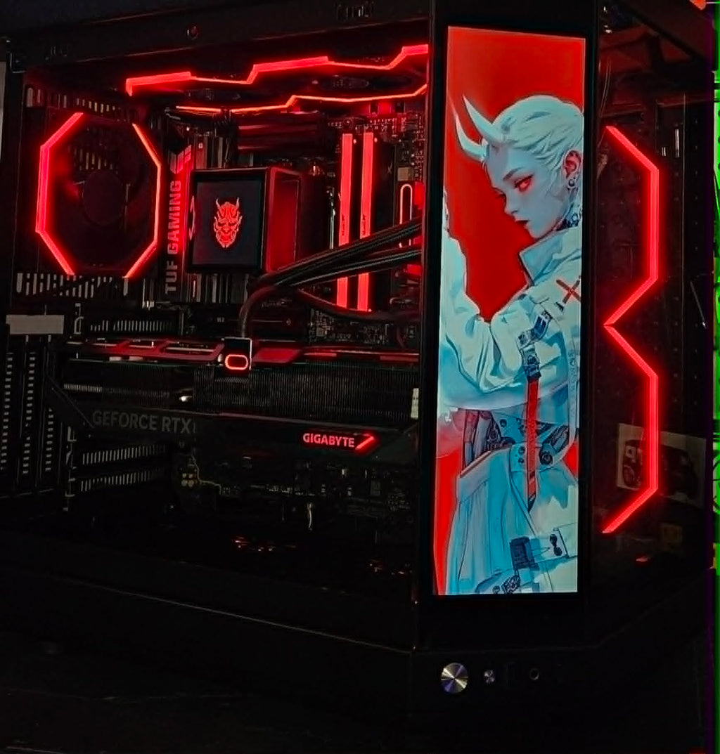 Oni Demon Unveiled - Ryzen 7 9800X3D • RTX 5070 Ti • LCD Build
