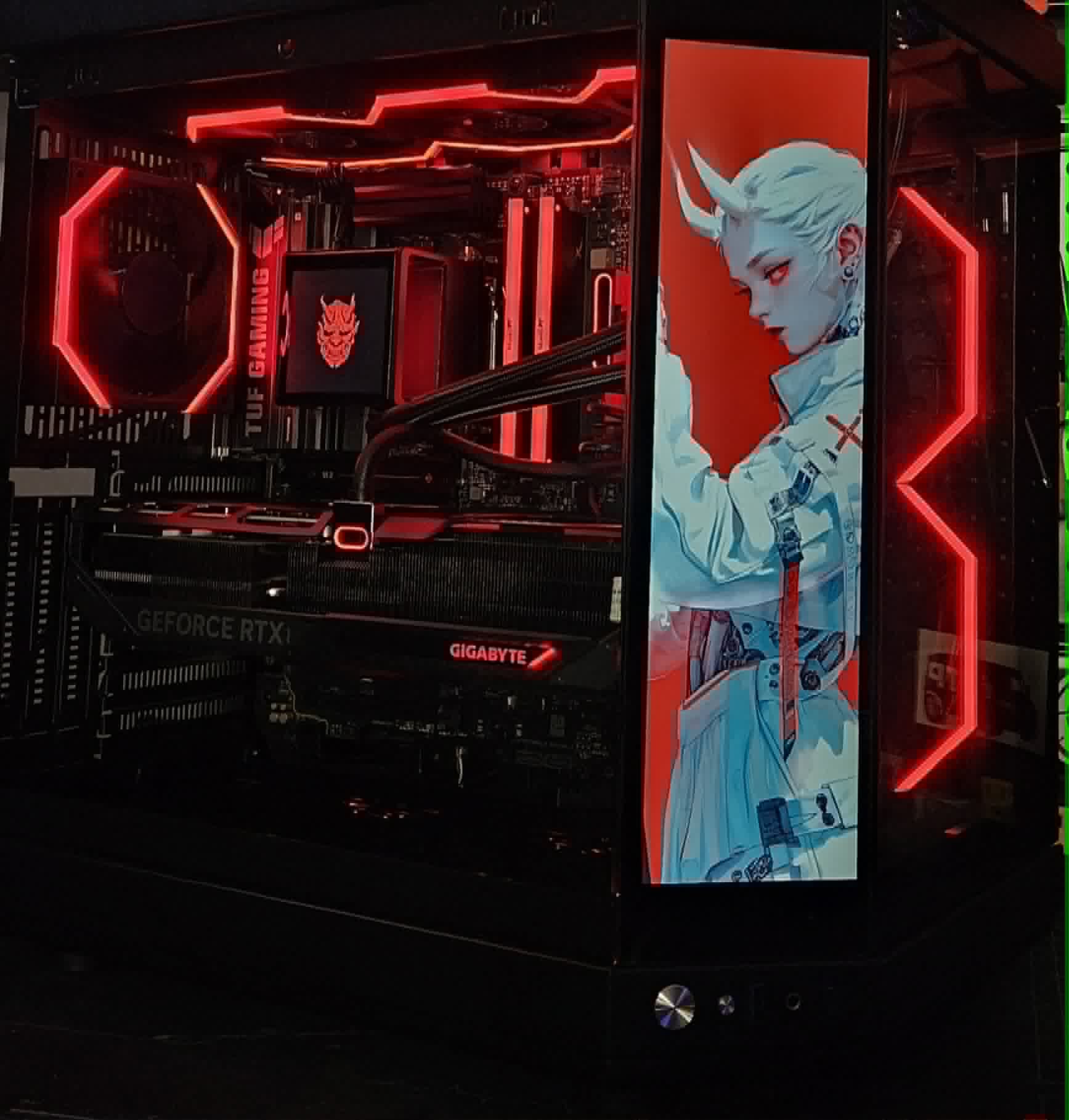 Oni Demon Unveiled - Ryzen 7 9800X3D • RTX 5070 Ti • LCD Build