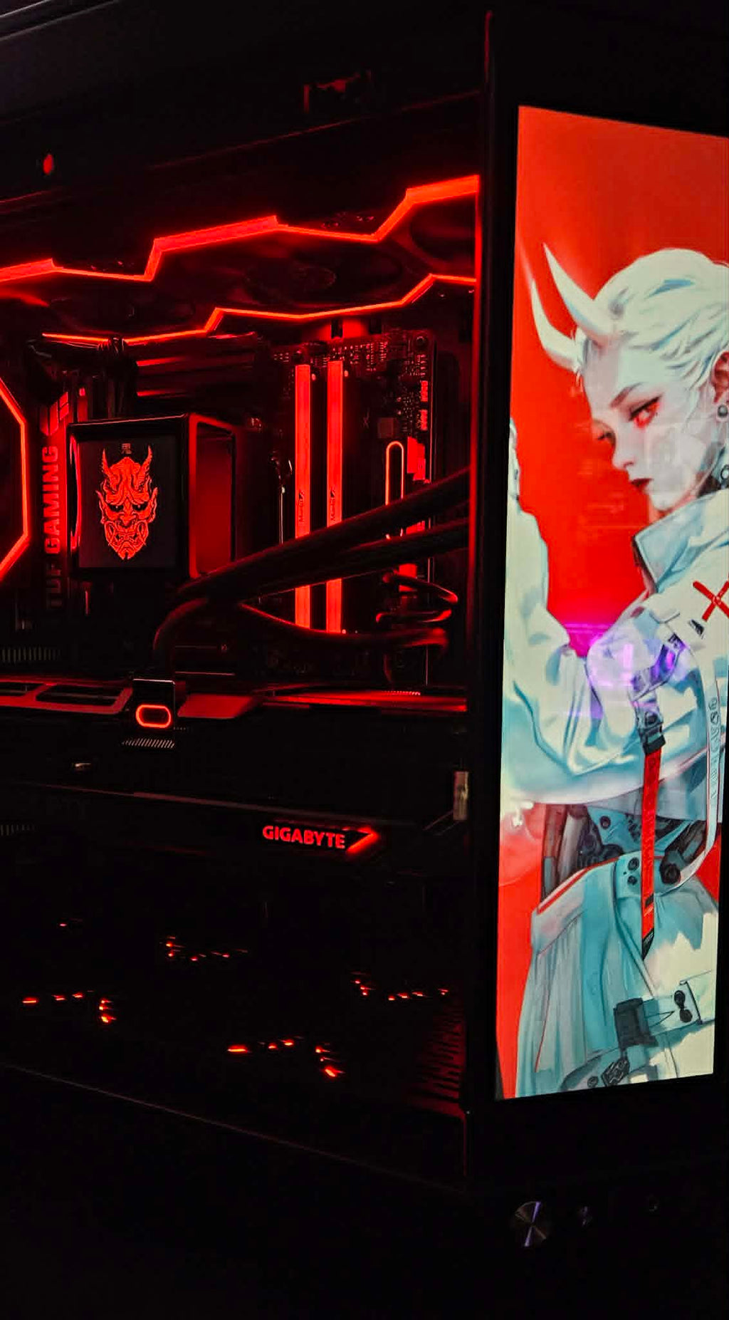 Oni Demon Unveiled - Ryzen 7 9800X3D • RTX 5070 Ti • LCD Build